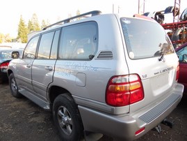 2002 TOYOTA LANDCRUISER SILVER 4.7L AT 4WD Z18429